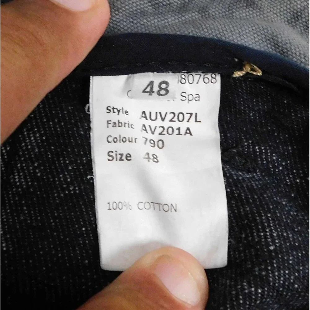 JOHN GALLIANO AUV207L WASHED CREASED BLACK DENIM JEANS‎ Italy 34 Waist